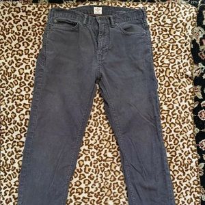 Men’s Dockers Grey Corduroy Straight Fit Pants size 30x32
